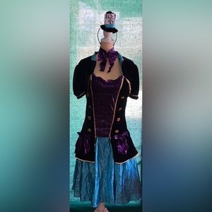 🎃 Halloween Costume Sexy Miss Mad Hatter 🎩 Plus Size 18-20